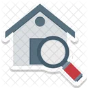 Recherche De Maison Loupe Immobilier Icon