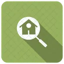 Loupe Maison Recherche Icon