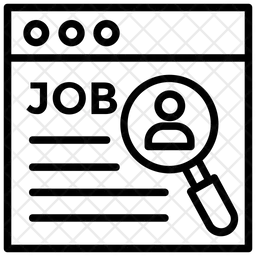 Recherche d'emploi en ligne  Icône