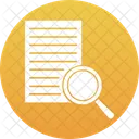 Rechercher Un Document Un Document Une Loupe Icon