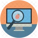 Ordinateur Portable Recherche Exploration Icon