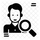 Recherche Dutilisateur Recherche De Profil Recherche De Personne Icône