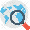 Recherche Localisation Internet Icon