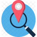 Recherche Emplacement Carte Icon