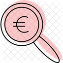 Euro Recherche Devise Icône