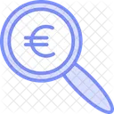 Euro Recherche Devise Icône