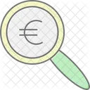 Euro Recherche Devise Icône