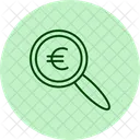 Euro Recherche Devise Icône