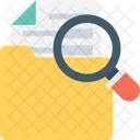 Recherche Fichier Virus Icône