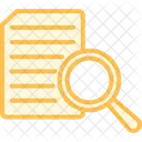 Recherche Fichier Loupe Icône