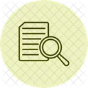 Recherche Fichier Loupe Icône