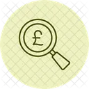 Livre Sterling Sterling Recherche Icône