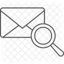 Courrier Recherche Loupe Icône