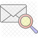 Courrier Recherche Loupe Icône
