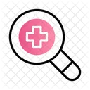 Recherche Medicale Recherche Battement De Coeur Trouver Battement De Coeur Icône