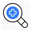 Recherche Medicale Recherche Battement De Coeur Trouver Battement De Coeur Icône