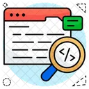 Programmation de recherche  Icône