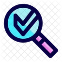 Verifier Marquer Rechercher Icon