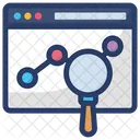 Recherche De Site Web Analyse Web Site Web Dentreprise Icône