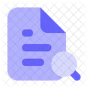 Recherche De Fichier Recherche De Document Recherche De Fichier Icône