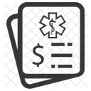 Rechnung Gesundheit Versicherung Icon