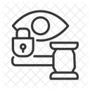 Recht auf Privatsphäre  Symbol