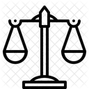 Gesetz Gleichgewicht Massstab Symbol