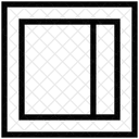 Rechts Seitenleiste Web Symbol