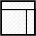 Rechts Seitenleiste Web Symbol