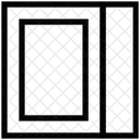 Rechts Seitenleiste Web Symbol