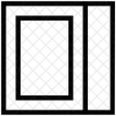 Rechts Seitenleiste Web Symbol