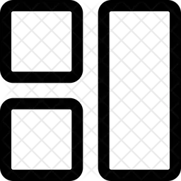 Layout der rechten Spalte  Symbol