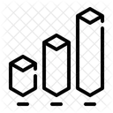 Rechteck Quadrat Balkendiagramm Symbol