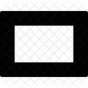 Rechteckiger Rahmen  Symbol