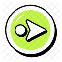 Rechter Cursorpfeil  Symbol