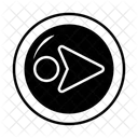 Rechter Cursorpfeil  Symbol