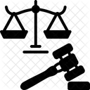 Rechtliches Verfahren  Symbol