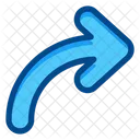 Rechts Abbiegen Richtung Symbol