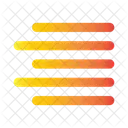 Rechts ausrichten  Symbol