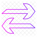 Pfeilsymbol Rechts Links Icon