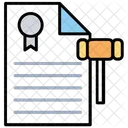 Rechtlich Dokument Beweis Symbol