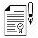 Fullfederhalter Rechtsdokument Dokument Symbol