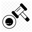 Ikonen Der Justiz Und Des Gerichts Symbol