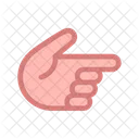 Rechte Hand  Symbol