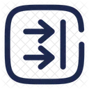 Recibir Dos Veces Cuadrado Flecha Ui Icon