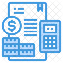 Financeira Calculadora Arquivo Ícone