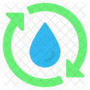 Gota Agua Ciclo Icon