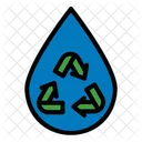 Agua Reciclar Reciclar Ícone