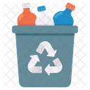 Reciclagem de garrafas plásticas  Ícone