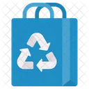 Reciclagem de sacolas de compras  Ícone